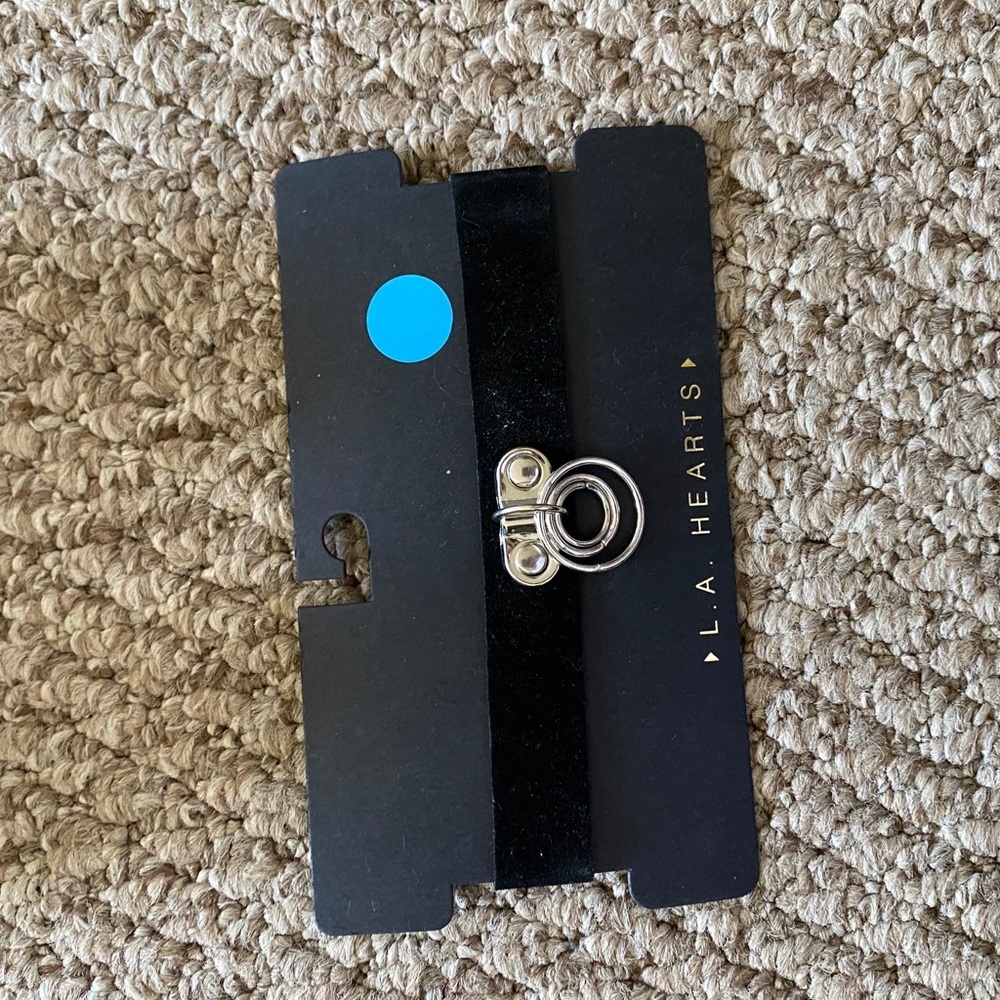 NWT L.A. Hearts Black Suede Choker